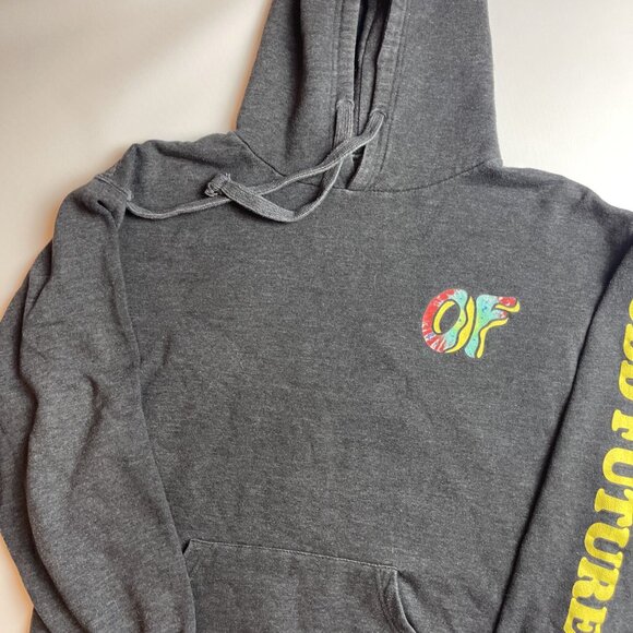 Odd Future Pullover Hoodie Men Large (fit M) Gray Tie Dye logo (Please read) - Picture 3 of 11